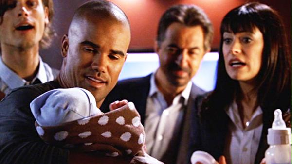JJ brought baby Henry to the BAU ("Normal")